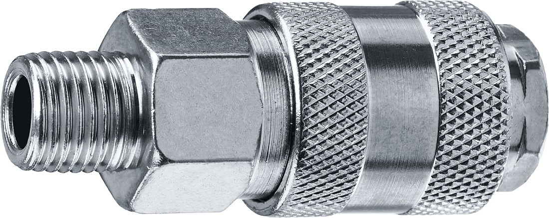 Переходник ЗУБР 64911-1/4 (1/4"m-рапид муфта)