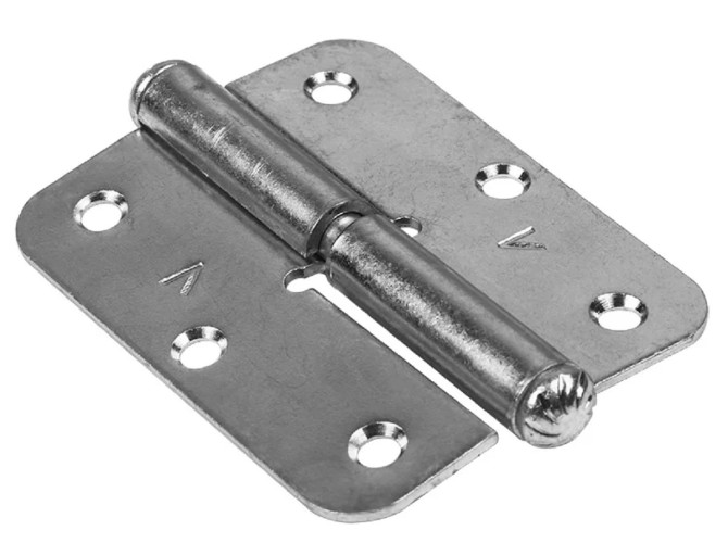 Петля дверная ЧЕТЫРЕ СЕЗОНА 79-1033 накладная ПН1-85 Л Ц