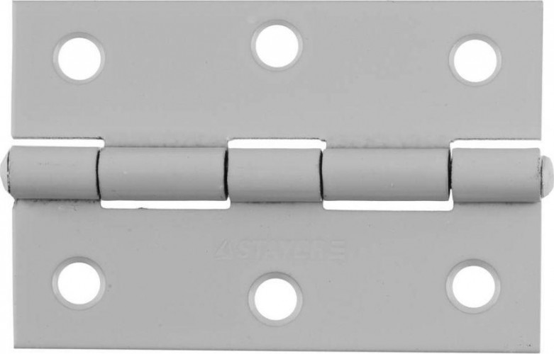 Петля дверная STAYER MASTER универсальная, белый, 75мм 37611-75-2