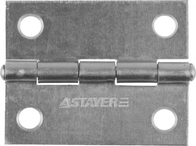 Петля дверная STAYER MASTER универсальная, цвет белый цинк, 50мм 37611-50-1