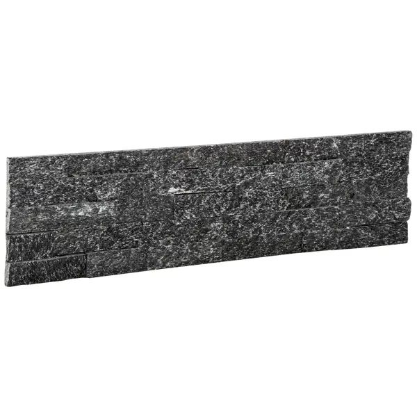 Камень натуральный кварцит Pharaon черный 0.63 м2 - изображение 2