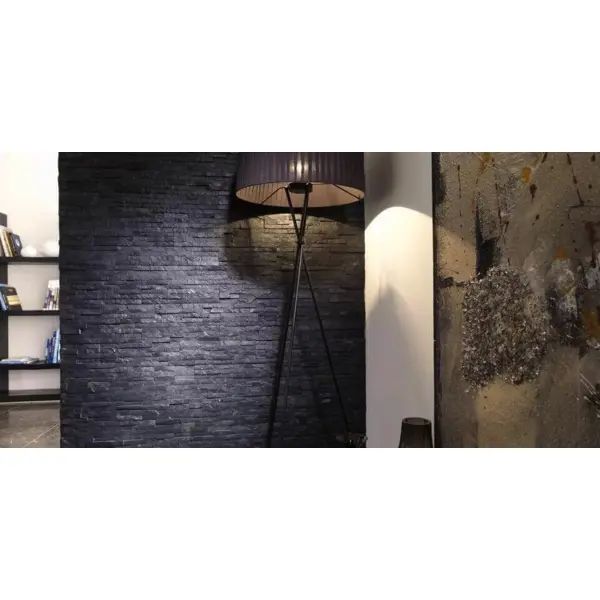 Камень натуральный кварцит Pharaon черный 0.63 м2 - изображение 5