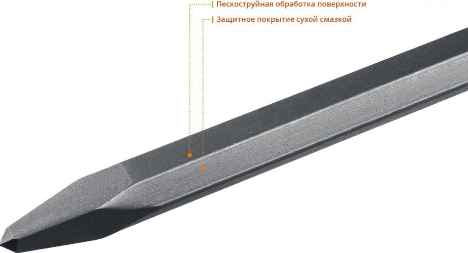 Пика SDS-plus ЗУБР 400 мм ПРОФЕССИОНАЛ 29361-00-400_z01 - изображение 3