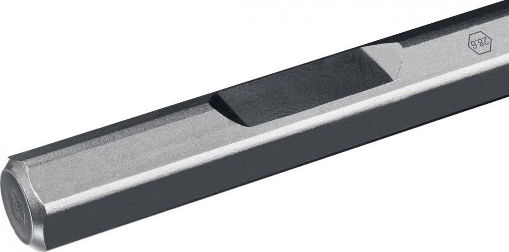 Пика шестигранная  ЗУБР 400 мм HEX 28,6 (макита тип) 29380-00-400 - изображение 4