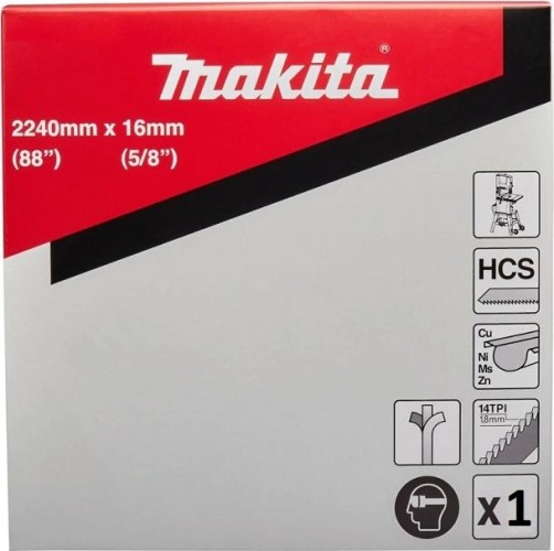 Пила кольцевая по металлу MAKITA JM21080297 2240х0,5х16х14tpi (для цвет.мет) - изображение 2