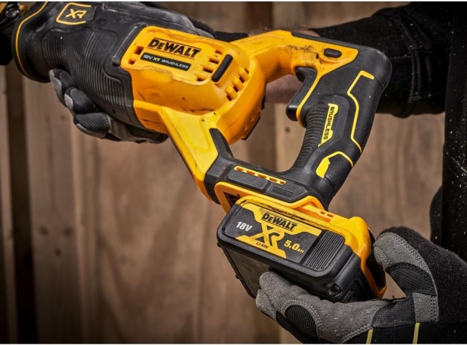 Пила сабельная аккумуляторная DeWALT DCS 382 N FLEXVOLT, бесщеточная, без АКБ и ЗУ DCS382N-XJ - изображение 3