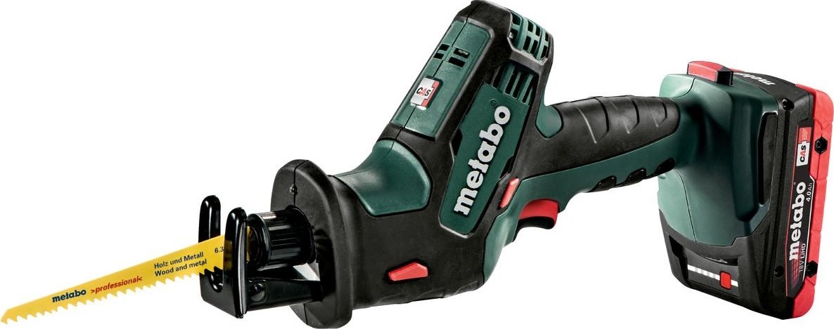 Пила сабельная аккумуляторная METABO SSE 18 LTX  Compact 2х4,0 Ач LiHD 602266800