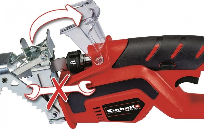 Пила сабельная аккумуляторная EINHELL PXC GE-GS 18 Li-Solo -Solo  3408220 - изображение 4