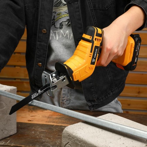 Пила сабельная аккумуляторная DEKO DKRS20-Li 2x2.0Ah 063-4311 - изображение 5