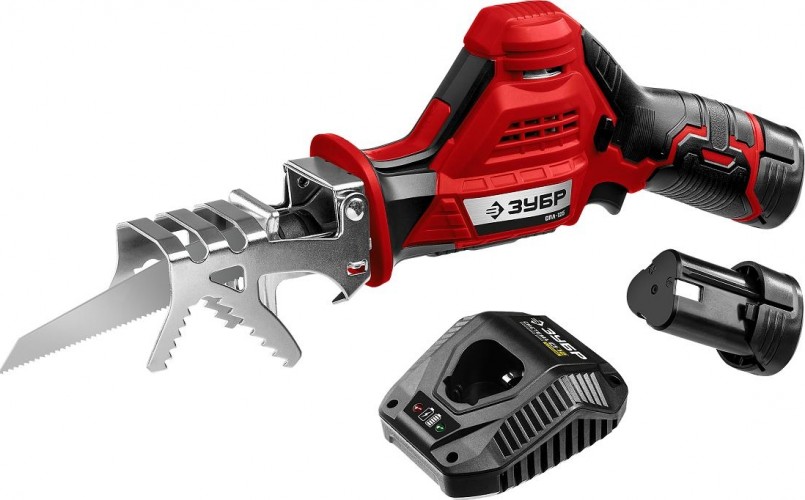 Пила сабельная аккумуляторная ЗУБР СПЛ-125-22 - изображение 3