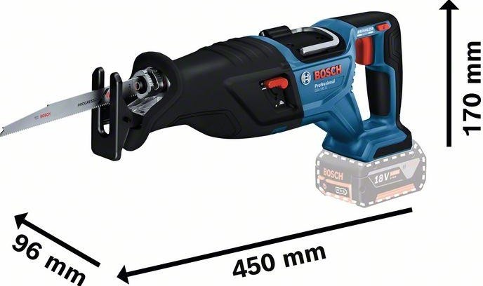 Пила сабельная аккумуляторная BOSCH GSA 185-LI без АКБ иЗУ 06016C0020 - изображение 4