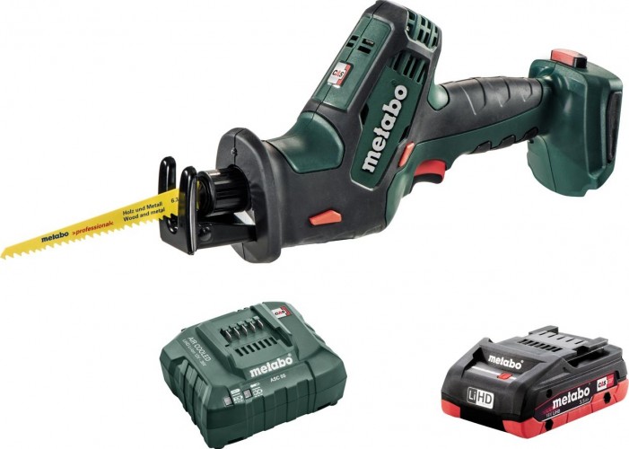 Пила сабельная аккумуляторная METABO SSE 18 LTX  ( 1 х 4.0 Ач ) Compact Т0334