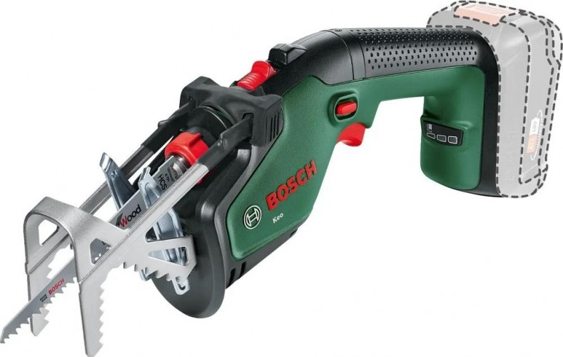 Пила сабельная аккумуляторная BOSCH Кео 18 Li без АКБ и ЗУ 0600861A01