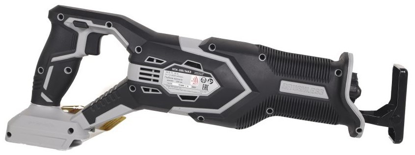 Пила сабельная аккумуляторная ИНТЕРСКОЛ НПА-200/36ВЭ без АКБ и ЗУ 818.0.0.70 - изображение 3