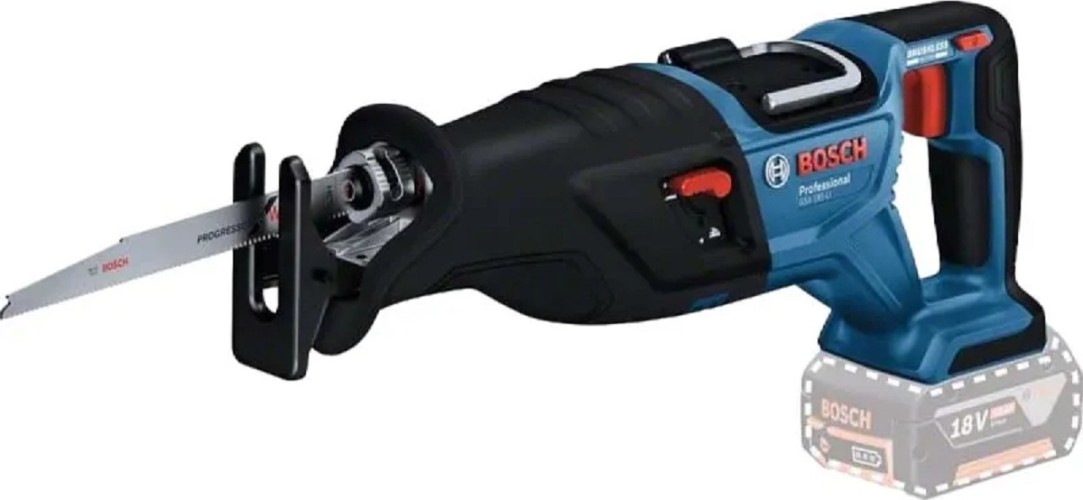Пила сабельная аккумуляторная BOSCH GSA 185-LI без АКБ иЗУ 06016C00L0