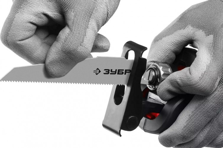 Пила сабельная аккумуляторная ЗУБР Мастер СПЛ-185-41 18v (1 x 4Ач) спл-0185-041 - изображение 3