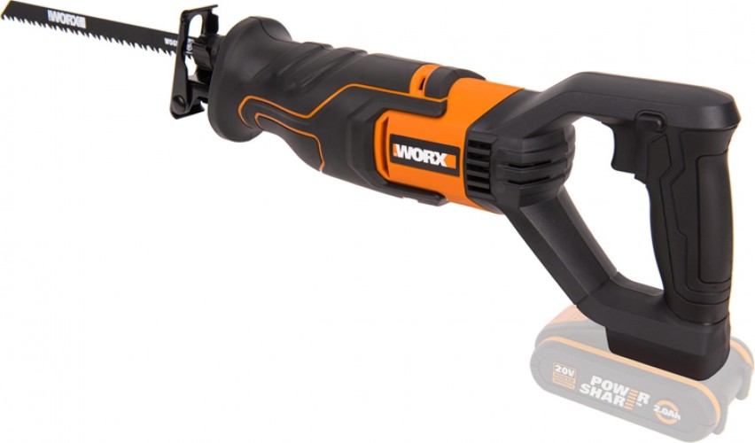 Пила сабельная аккумуляторная Worx WX500.9 без АКБ и ЗУ WX500.9 - изображение 2