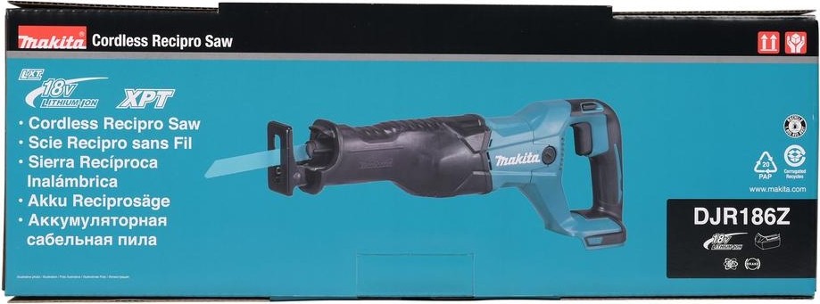 Пила сабельная аккумуляторная MAKITA DJR 186 Z без АКБ и З/У DJR186Z - изображение 2