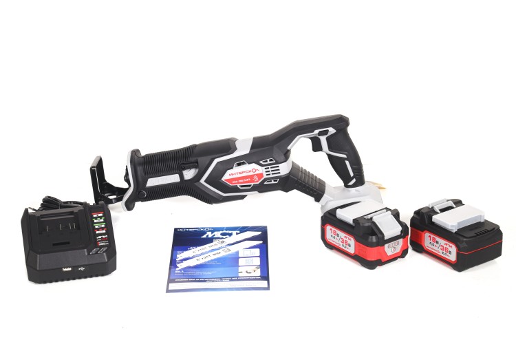 Пила сабельная аккумуляторная ИНТЕРСКОЛ НПА-200/36В (кейс, 2 АКБ 2,0Ач, ЗУ) 833.2.2.70 - изображение 5