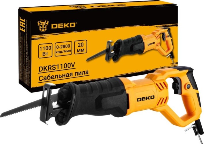 Пила сабельная DEKO DKRS1100V 083-1071 - изображение 4