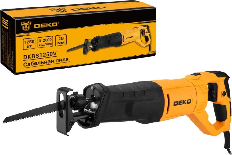 Пила сабельная DEKO DKRS1250V 083-1072 - изображение 2