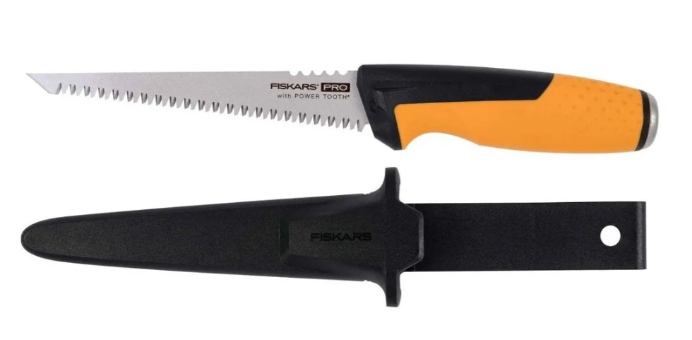 Пила садовая FISKARS 1062935 зубчатая с ножнами Powertooth