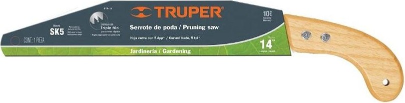 Пила садовая TRUPER STP-12 300 мм с деревянной рукояткой 18171 - изображение 2