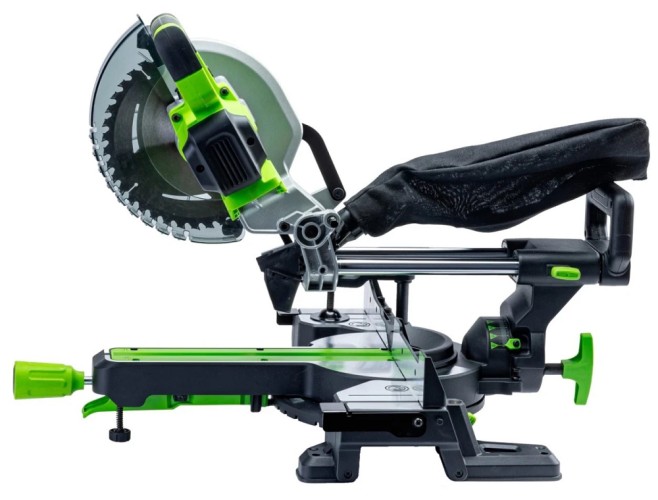 Пила торцовочная аккумуляторная GREENWORKS GD24MS216 24V, б/щ, 4800 об/мин, АКБ 5Ач и ЗУ 1501707UG - изображение 3