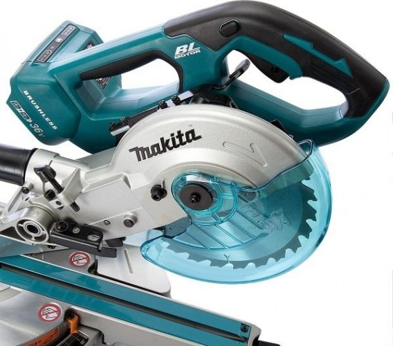 Пила торцовочная аккумуляторная MAKITA DLS 714 Z с бесщеточным двигателем без АКБ и ЗУ DLS714Z - изображение 5