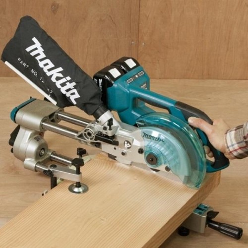 Пила торцовочная аккумуляторная MAKITA DLS 714 Z с бесщеточным двигателем без АКБ и ЗУ DLS714Z - изображение 2