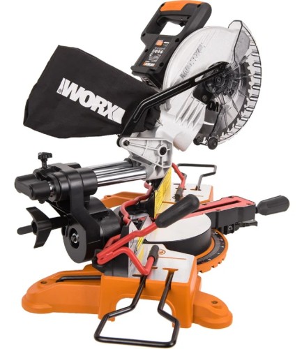 Пила торцовочная аккумуляторная Worx WX845.9 20В, 216 мм, без АКБ и ЗУ