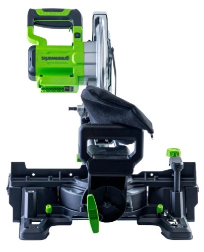 Пила торцовочная аккумуляторная GREENWORKS GD24MS216 24V, б/щ, 4800 об/мин, АКБ 4Ач и ЗУ 1501707UB - изображение 5