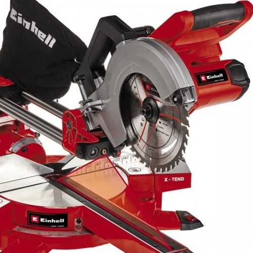 Пила торцовочная аккумуляторная EINHELL PXC TE-SM 36/210 Li-Solo с протяжкой  4300880 - изображение 5
