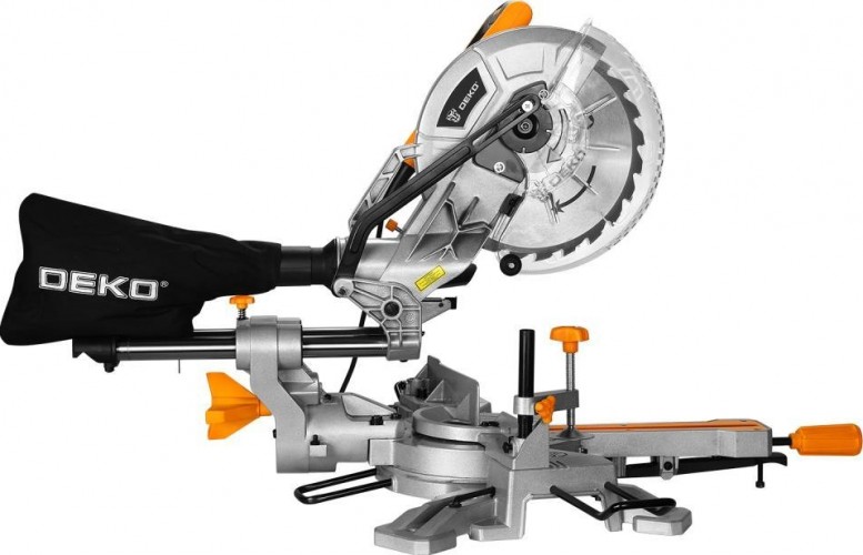 Пила торцовочная сетевая DEKO DKMS2200-255 Laser 063-4218 - изображение 4