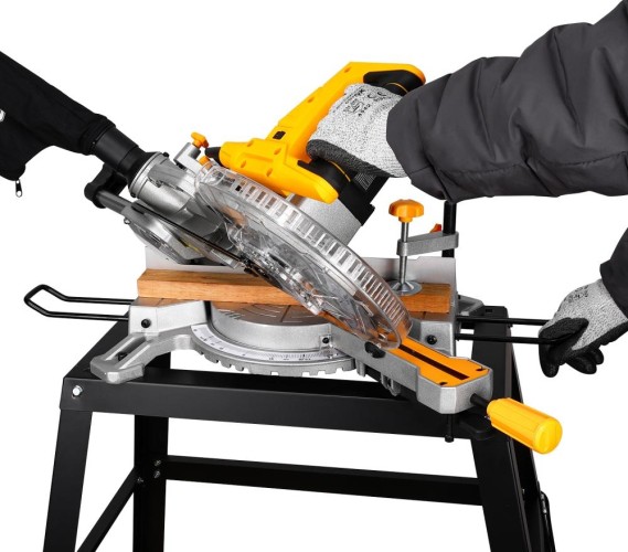 Пила торцовочная сетевая DEKO DKMS2300W-255 Laser 083-1093 - изображение 5