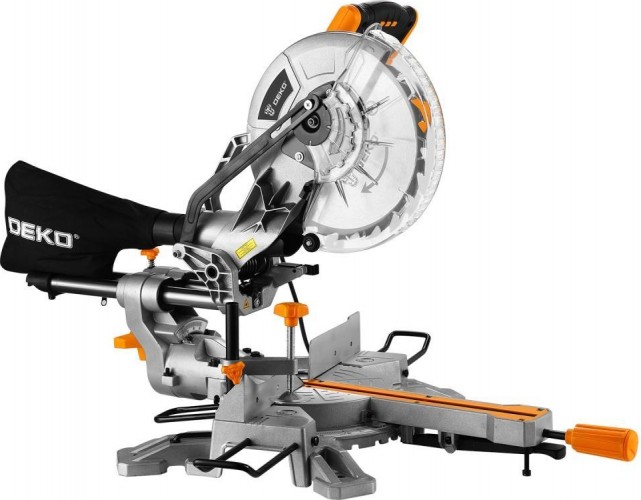 Пила торцовочная сетевая DEKO DKMS2200-255 Laser 063-4218 - изображение 5