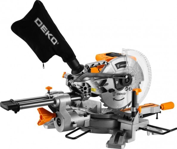 Пила торцовочная сетевая DEKO DKMS2200-255 Laser 063-4218 - изображение 3