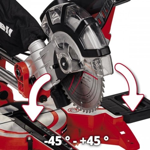 Пила торцовочная сетевая EINHELL TC-SM 2131/1 Dual 4300390 - изображение 2