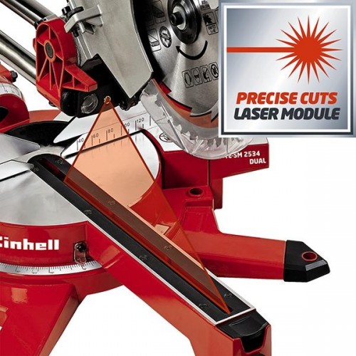 Пила торцовочная сетевая EINHELL TE-SM 2534 Dual 4300870 - изображение 4