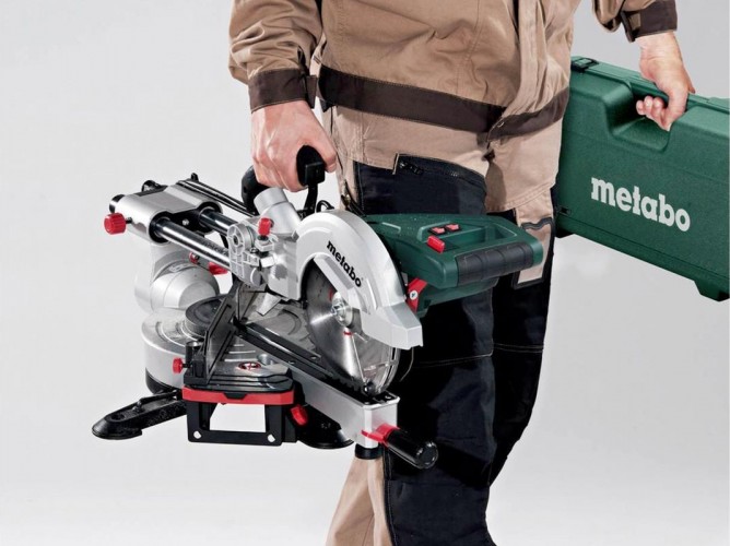 Пила торцовочная сетевая METABO KGS216M 690827000 дополнительный пильный диск - изображение 2