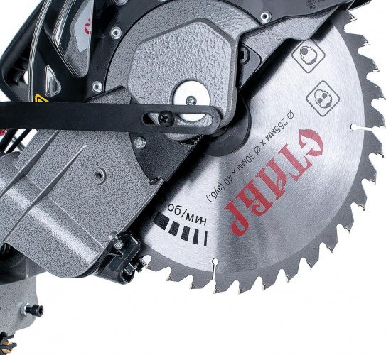 Пила торцовочная сетевая СТАВР ПТ-255/2200Л ст255-2200л - изображение 2