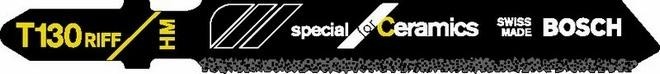 Пилки для абразивных материалов BOSCH T130RIFF (3шт.) 2608633104