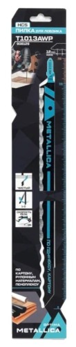 Пилки для мягких материалов METALLICA Optima T1013AWP 250/225мм, HCS-волн. нож, пеноплекс/гофрокарт/рези 908129