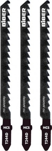 Пилки по дереву Biber 85282 T244D 74/4мм, быстрый рез (3шт.) тов-120525