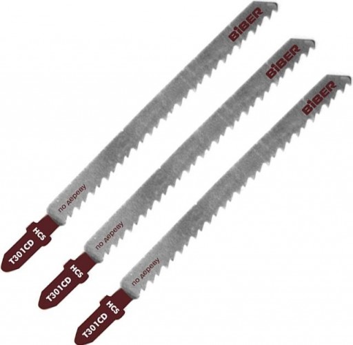 Пилки по дереву Biber 85283 T301CD 91/3мм, чистый рез (3шт.) тов-120526