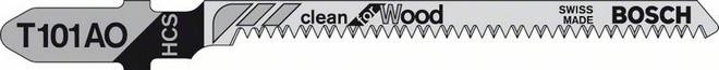 Пилки по дереву BOSCH T101AО (5шт.) 2608630031