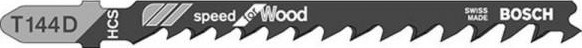 Пилки по дереву BOSCH T244D (100шт.) 2608637881