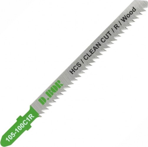 Пилки по дереву D.BOR 75/100*2,5 мм HCS / CLEAN CUT / R Wood (T101BR/3102) (2 шт.) D-105-100C1R-02