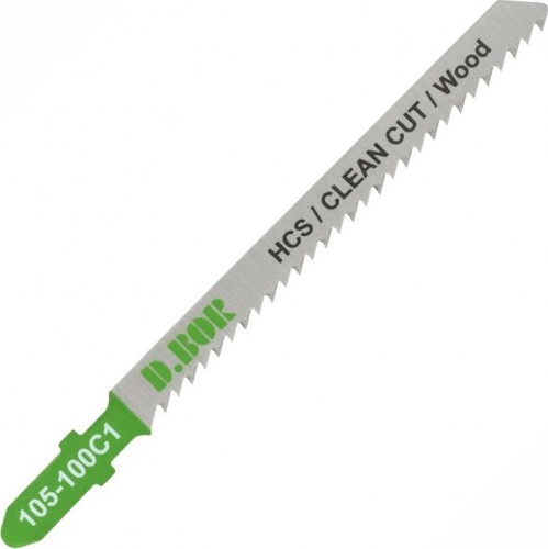 Пилки по дереву D.BOR 75/100*2,5 мм HCS / CLEAN CUT Wood (T101B/3101) (5 шт.) D-105-100C1-05