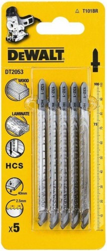 Пилки по дереву DeWALT HCS T101BR 100х73х40 мм (5шт) DT2053 DT2053-QZ
